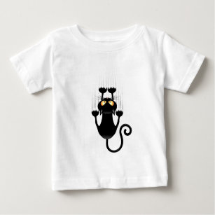 T-shirt Pour Bébé Cat Falling down fun dessin personnage