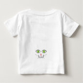 T-shirt Pour Bébé Cat Funny Face Cartoon-29034 (Dos)