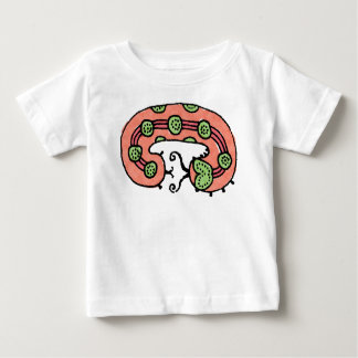 T-shirt Pour Bébé Caterpillar Dreaming (corail)