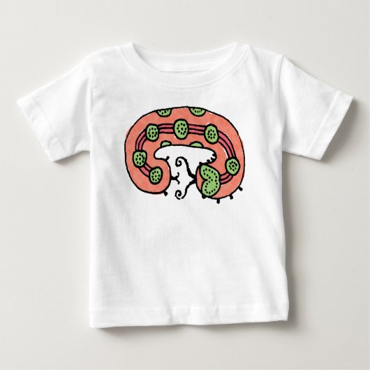 T-shirt Pour Bébé Caterpillar Dreaming (corail) (Devant)