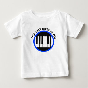 T-shirt Pour Bébé Ce bébé aime la musique garçons t-shirt