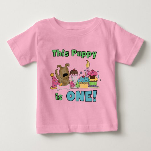 T-shirt Pour Bébé Ce chiot est un tee-shirt et un cadeau (Devant)