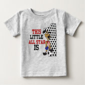 T-shirt Pour Bébé Ce Little ALL STAR est 1 anniversaire Tee (Devant)
