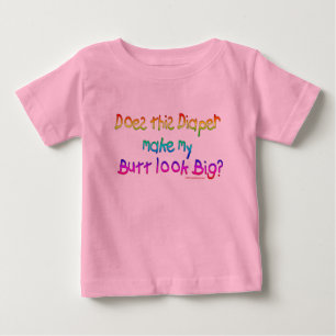 T-shirt Pour Bébé Ce makey de couche-culotte mon bout semble-t-il