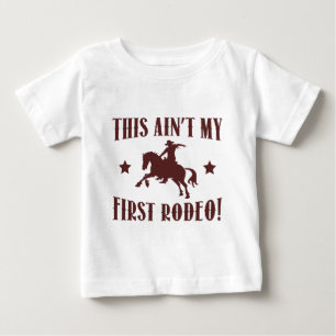 T-shirt Pour Bébé Ce n'est pas mon premier rodéo !