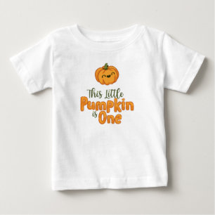 T-shirt Pour Bébé Ce petit Citrouille est un !