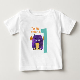 T-shirt Pour Bébé Ce petit monstre est un