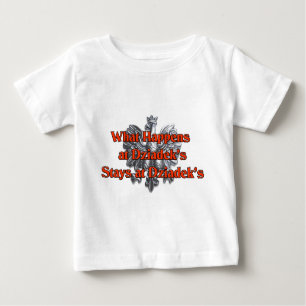 T-shirt Pour Bébé Ce qui se produit aux séjours de Dziadek chez