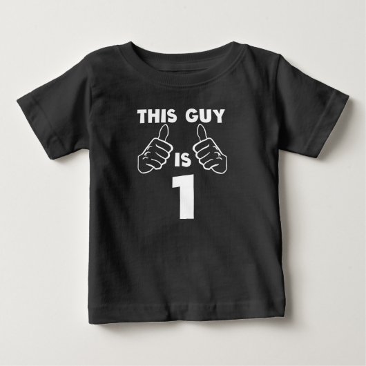 T-shirt Pour Bébé Ce type a 1 (Devant)