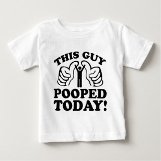 T-shirt Pour Bébé Ce type a fait caca aujourd'hui !