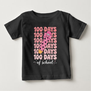 T-shirt Pour Bébé célébration de 100 jours d'école