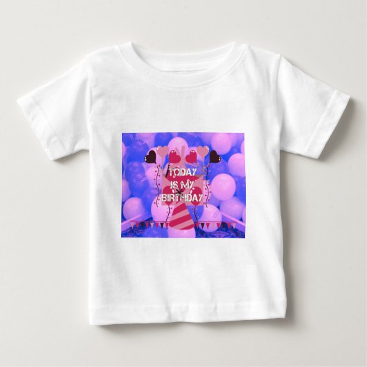 T-shirt Pour Bébé Célébrer Mes Bénédictions Joyeuses d'Anniversaire (Devant)