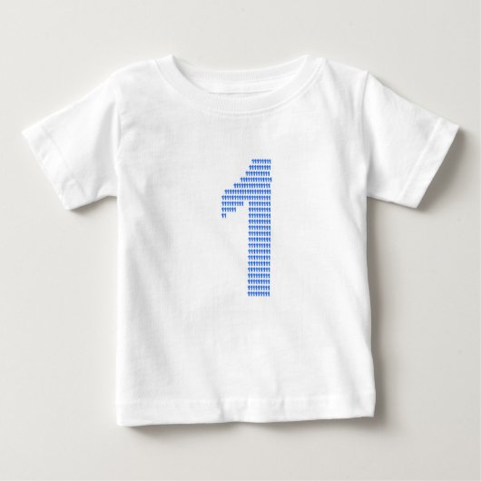 T-shirt Pour Bébé Célébrez être 1 (Devant)