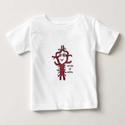 T-shirt Pour Bébé Cercle de Willis (Devant)