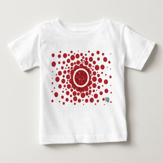 T-shirt Pour Bébé Cercles (Devant)