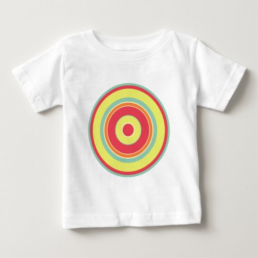 T-shirt Pour Bébé Cercles colorés 01 (Devant)