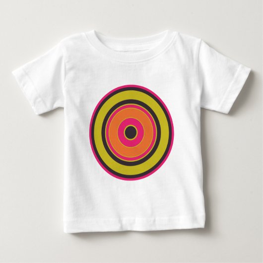T-shirt Pour Bébé Cercles colorés 06 (Devant)