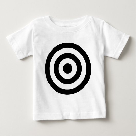 T-shirt Pour Bébé Cercles concentrés (Devant)