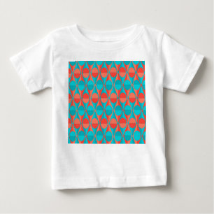 T-shirt Pour Bébé Cercles et triangles Art Déco