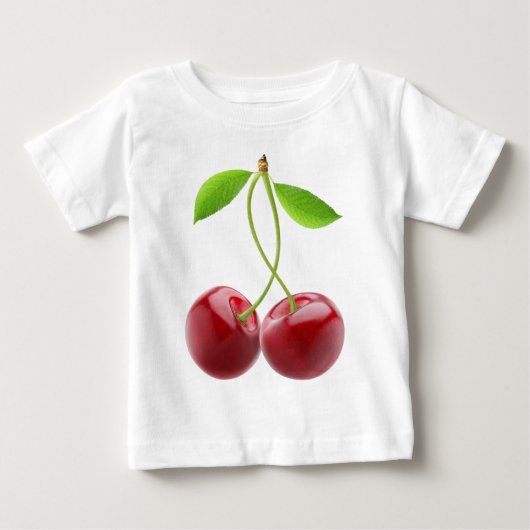 T-shirt Pour Bébé Cerises douces (Devant)