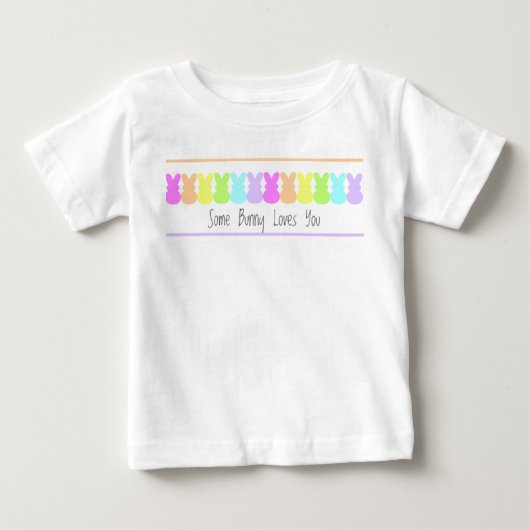 T-shirt Pour Bébé Certain Lapin T'aime (Devant)