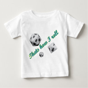 T-shirt Pour Bébé C'est comment je roule des matrices
