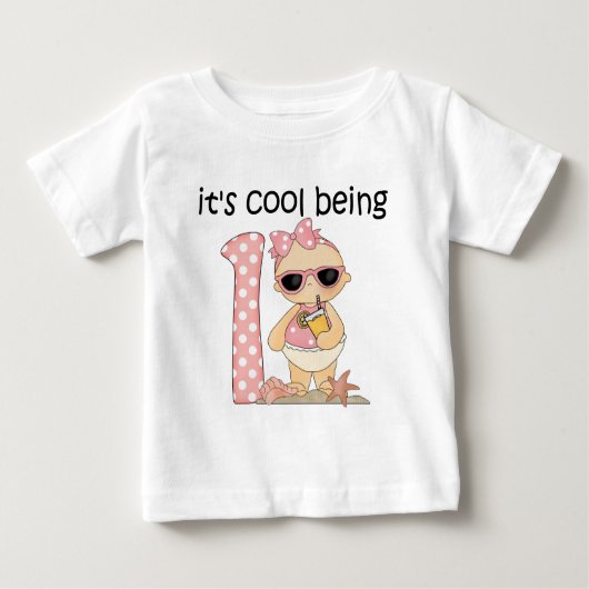 T-shirt Pour Bébé C'est Cool d'être un (Devant)