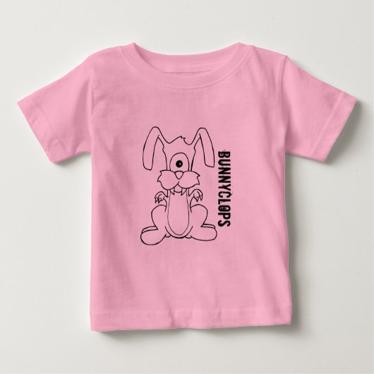 T-shirt Pour Bébé "C'est des Bunnyclops" (Devant)