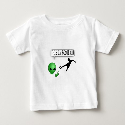 T-shirt Pour Bébé C'Est Du Football (Devant)