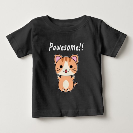 T-shirt Pour Bébé C'est génial ! ! Chat Tabby Ginger (Devant)