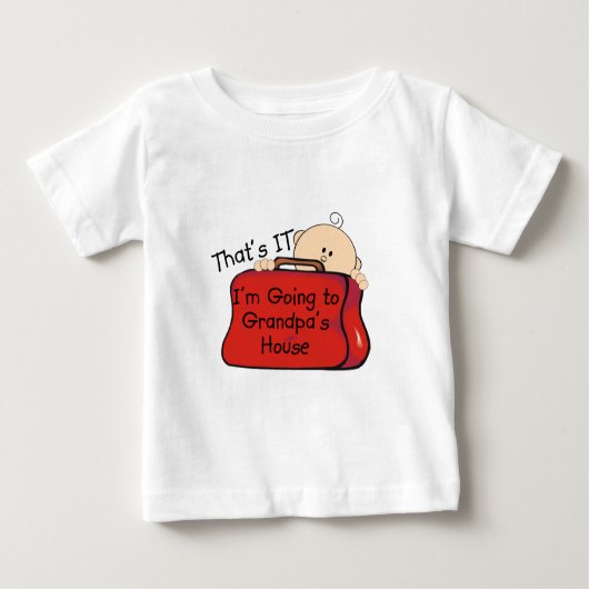 T-shirt Pour Bébé C'est grand-père (Devant)