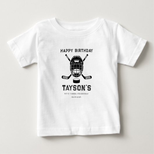 T-shirt Pour Bébé C'est la fête d'anniversaire de 5 ans de Game Time (Devant)