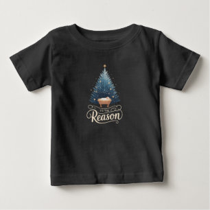 T-shirt Pour Bébé C'est la raison de Noël chrétien religieux Bible