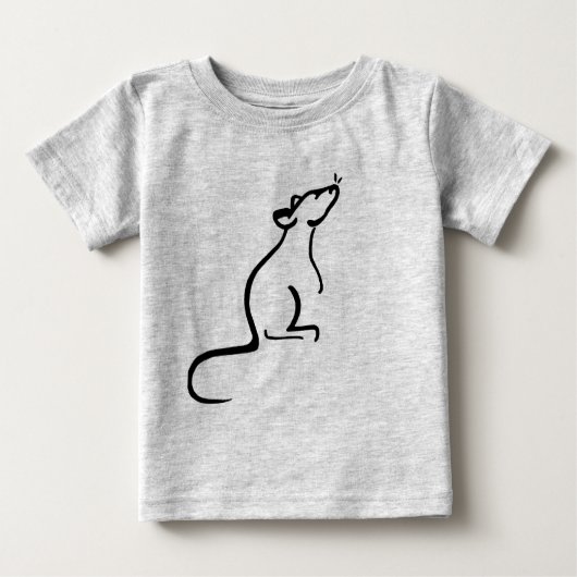 T-shirt Pour Bébé C'est le logo de A Rat's World (Devant)