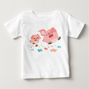 T-shirt Pour Bébé C'est le printemps ! ! - Deux mignons T-shirt bébé