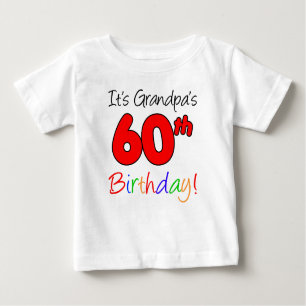 T-shirt Pour Bébé C'est le soixantième anniversaire du grand-papa