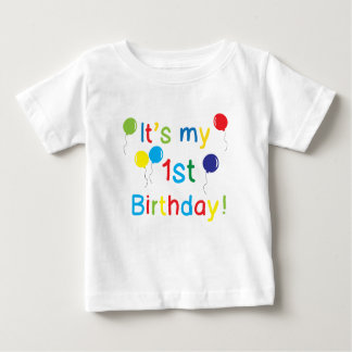 T-shirt Pour Bébé C'est mon 1er anniversaire