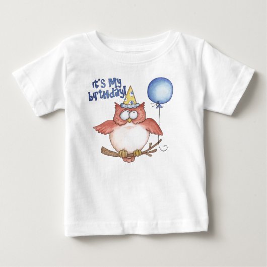 T-shirt Pour Bébé C'est mon anniversaire ! (Devant)