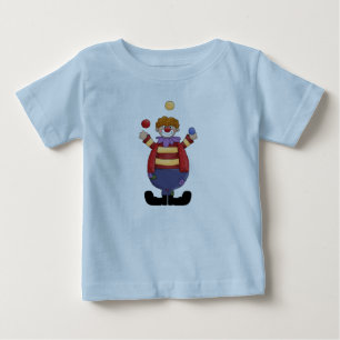 T-shirt Pour Bébé C'est un cirque ! Clown jongleur