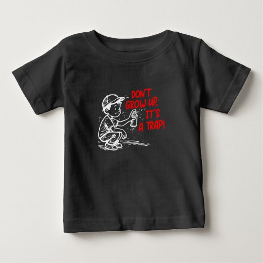 T-shirt Pour Bébé C'est un piège (Devant)