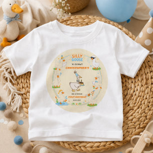 T-shirt Pour Bébé C'est UNE drôle d'oie rétro 1er anniversaire amusa