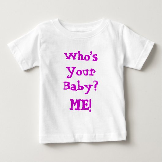 T-shirt Pour Bébé C'est Votre Bébé (Devant)