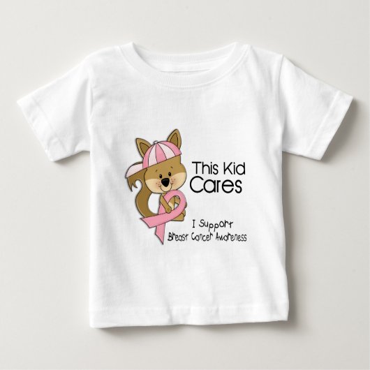 T-shirt Pour Bébé Cet enfant s'inquiète la conscience de cancer du (Devant)