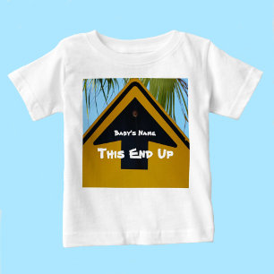 T-shirt Pour Bébé Cette Flèche Finit D'Abord Drôle