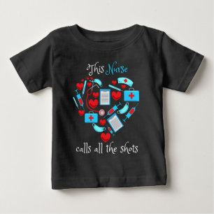 T-shirt Pour Bébé Cette Infirmière Appelle Toutes Les Chaussures