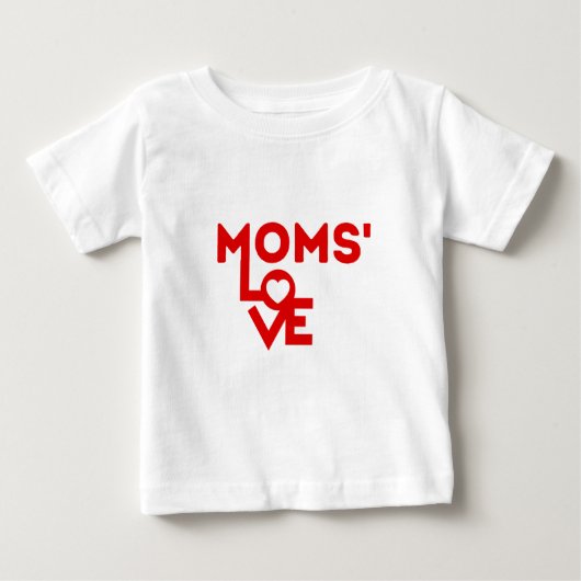 T-shirt Pour Bébé Cette Maman Aime Ses Triplets (Devant)