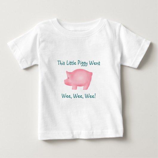 T-shirt Pour Bébé Cette Petite Chemise Piggy (Devant)
