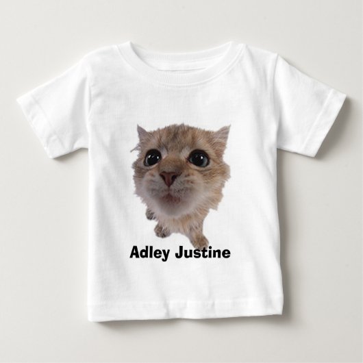 T-shirt Pour Bébé ch1, Adley Justine (Devant)
