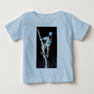 T-shirt Pour Bébé Chaîne d'arboriste de l'électricien