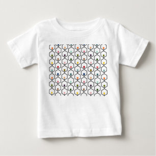 T-shirt Pour Bébé Chaînes Hexagon